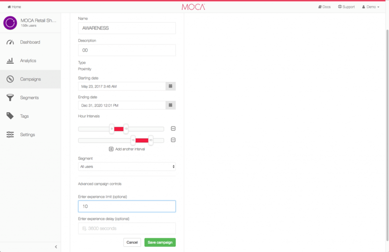 MOCA- hour intervals