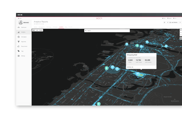 geolocation data map